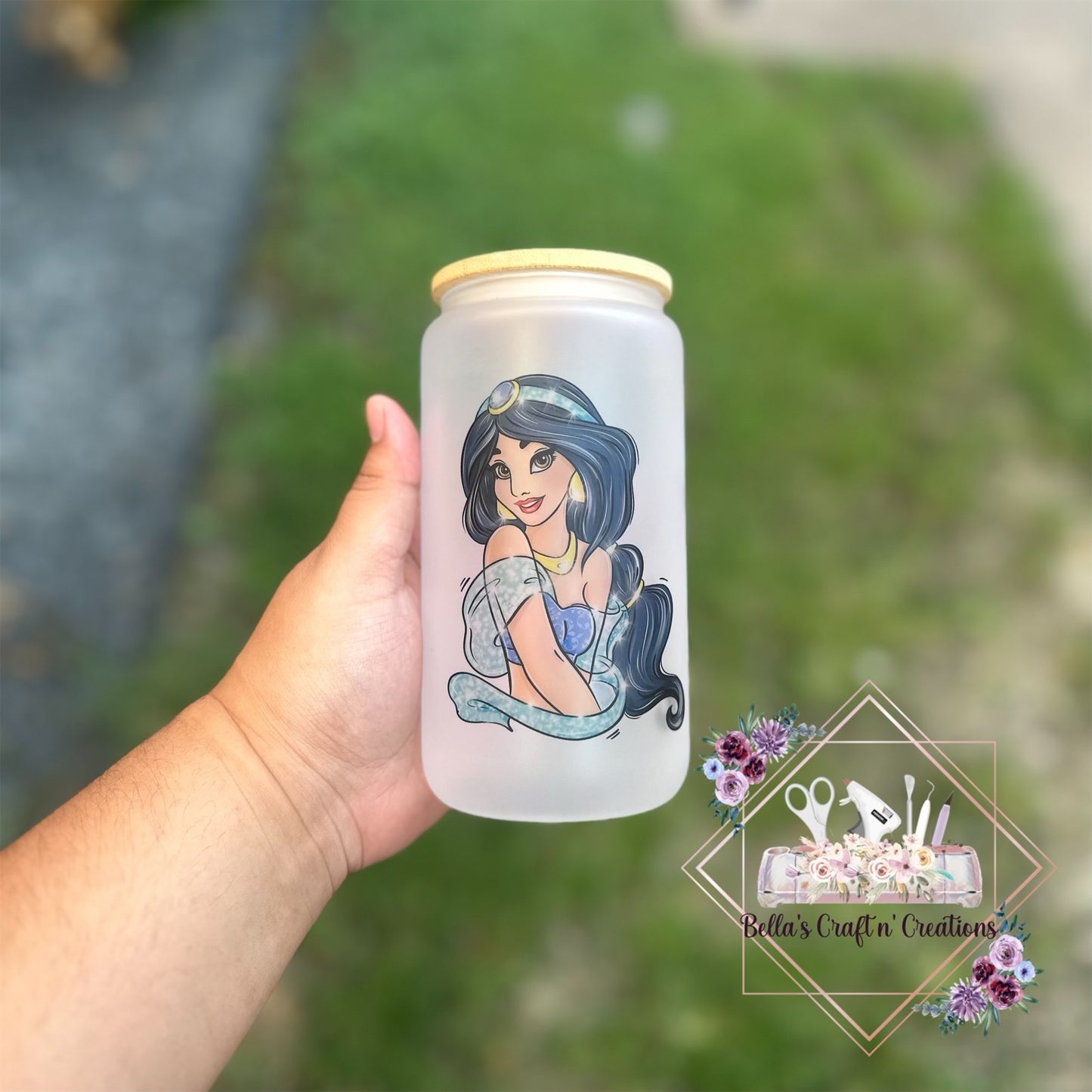 Jasmine Glass Can