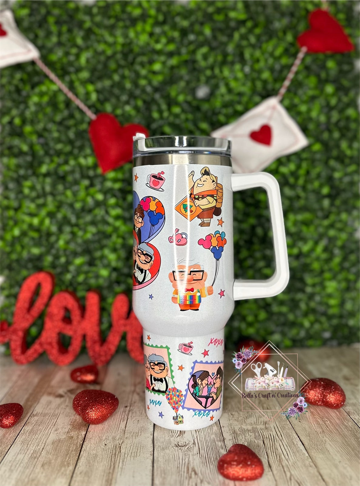 Carl & Elli Valentine’s Tumbler