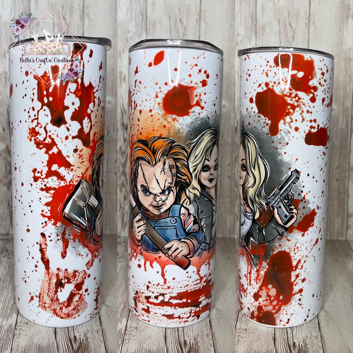 Chucky & Bride Halloween Tumbler