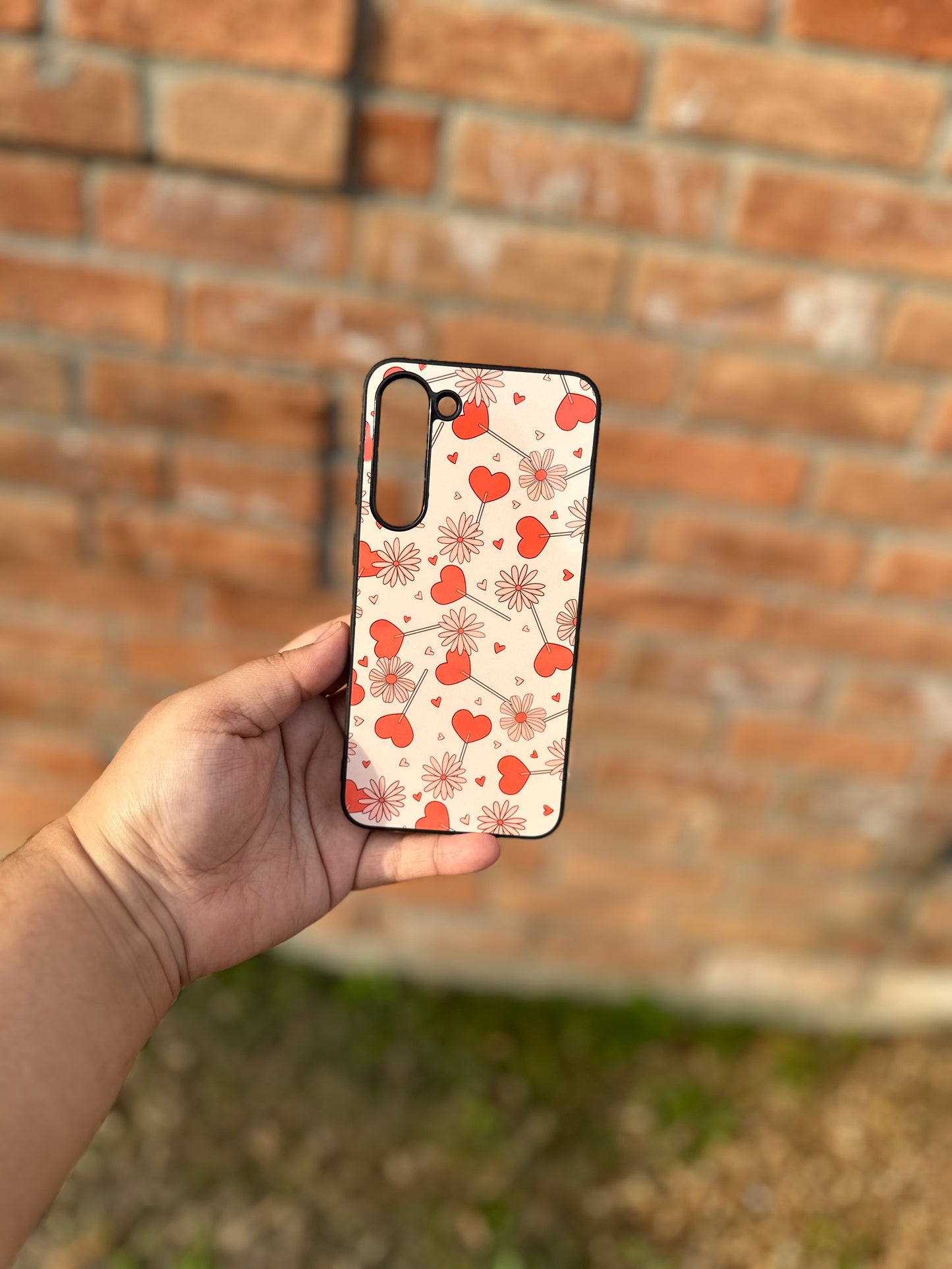 Valentine's Sucker And Daisies Phone Case