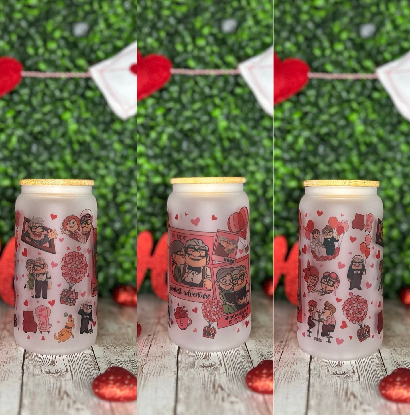 Ellie & Carl Glass Can