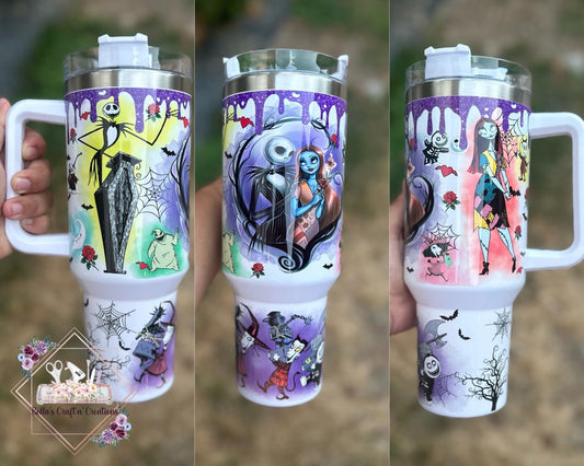 Nightmare Before Christmas 40oz Tumbler