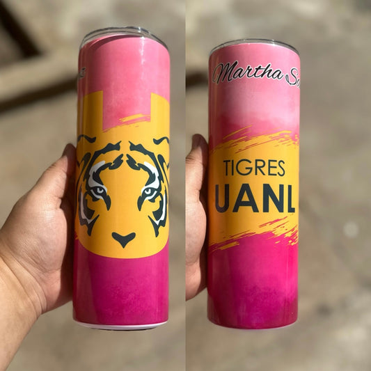 Pink Tigres Tumbler