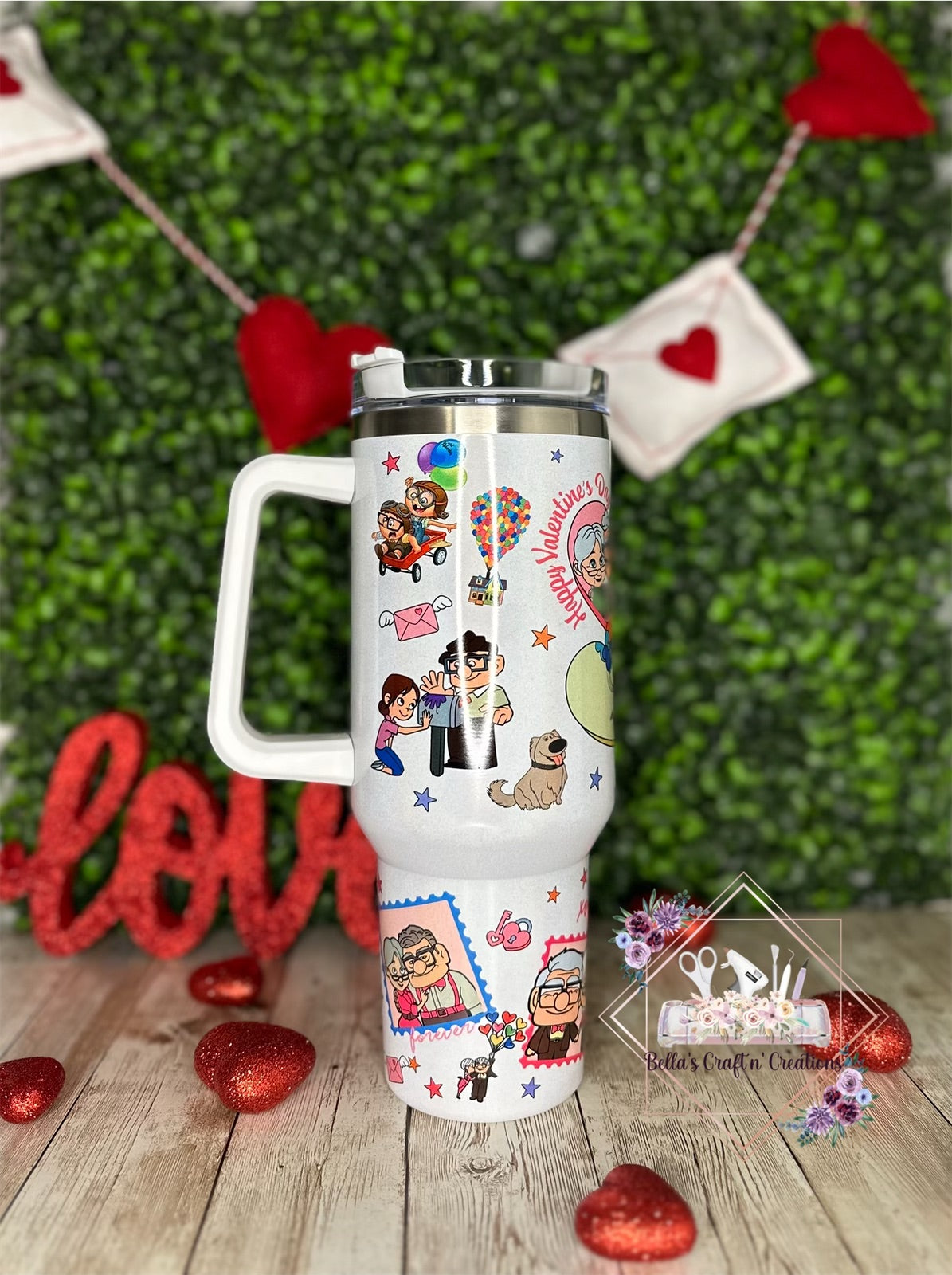 Carl & Elli Valentine’s Tumbler