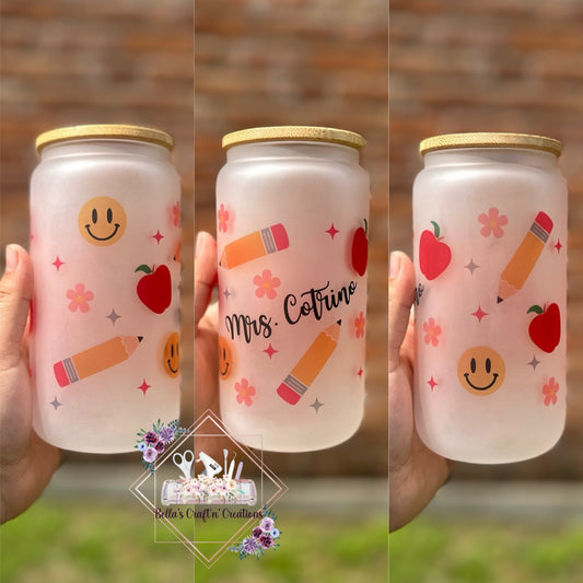 Teacher Glass Can