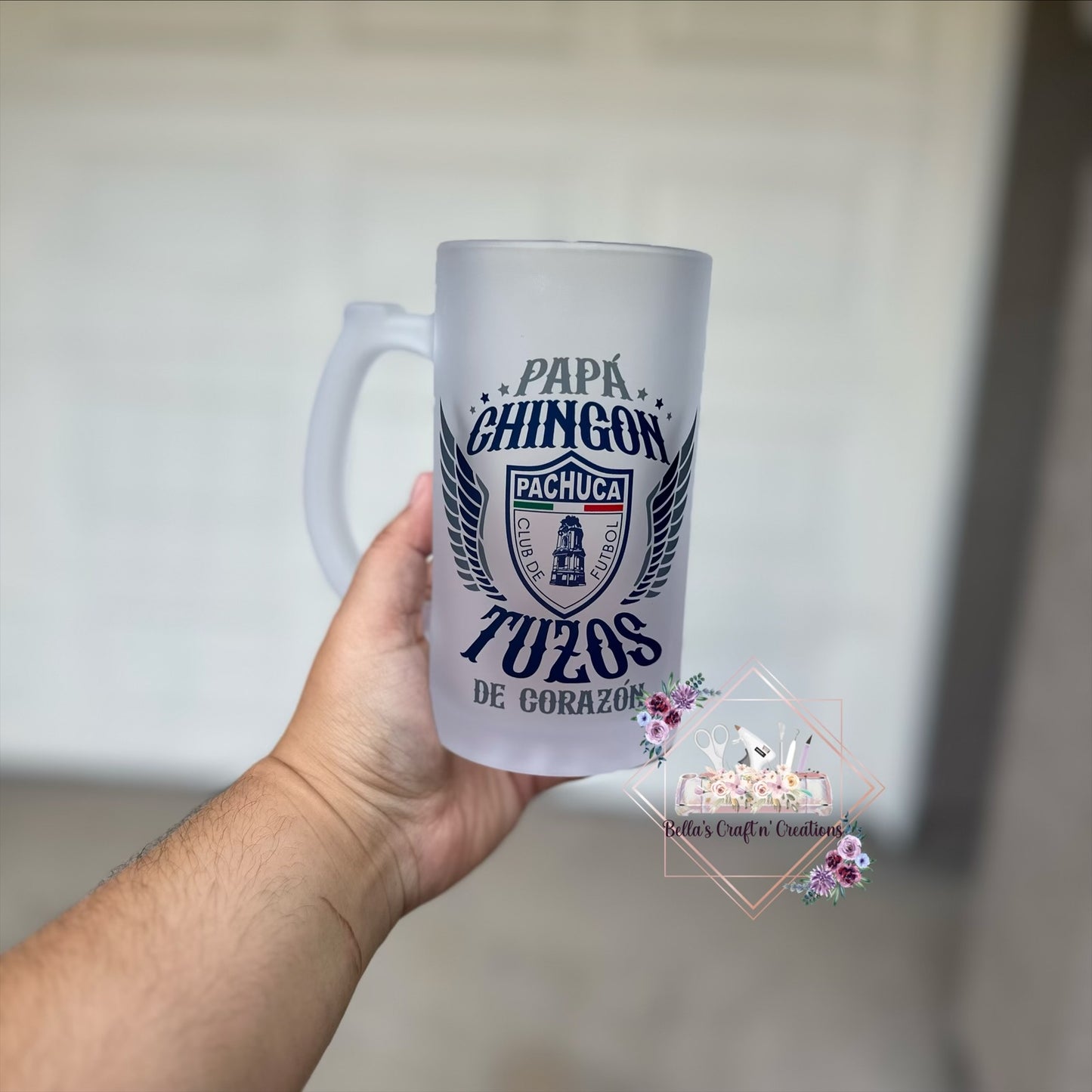 Papá Chingon Tuzos Pachuca Beer Mug