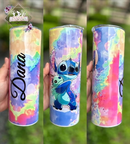 Stitch With Name Tumbler