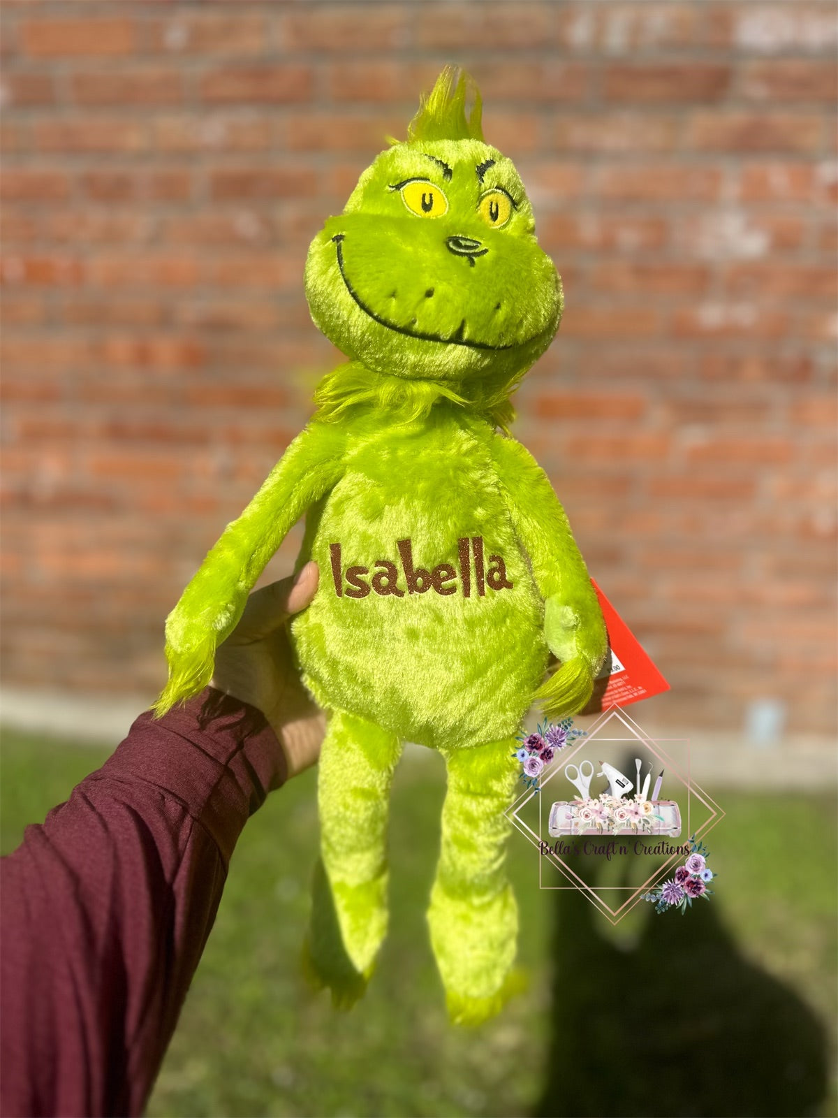 Personalized Grinch Plush