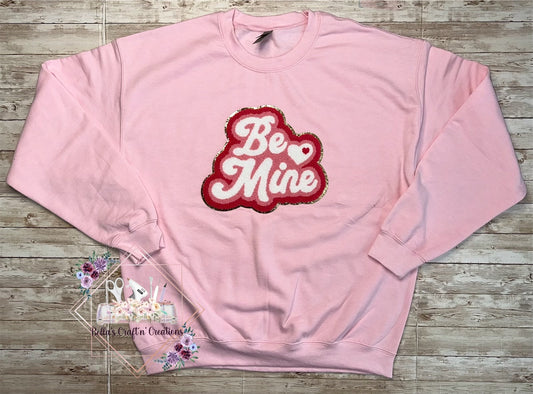 Chenille Be Mine Sweatshirt