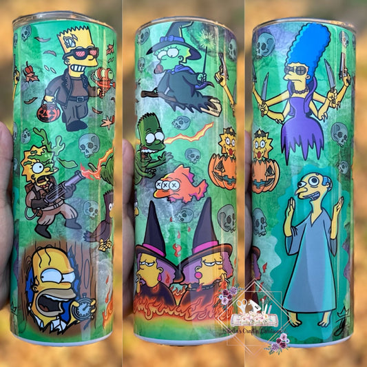 Simpsons Halloween Tumbler