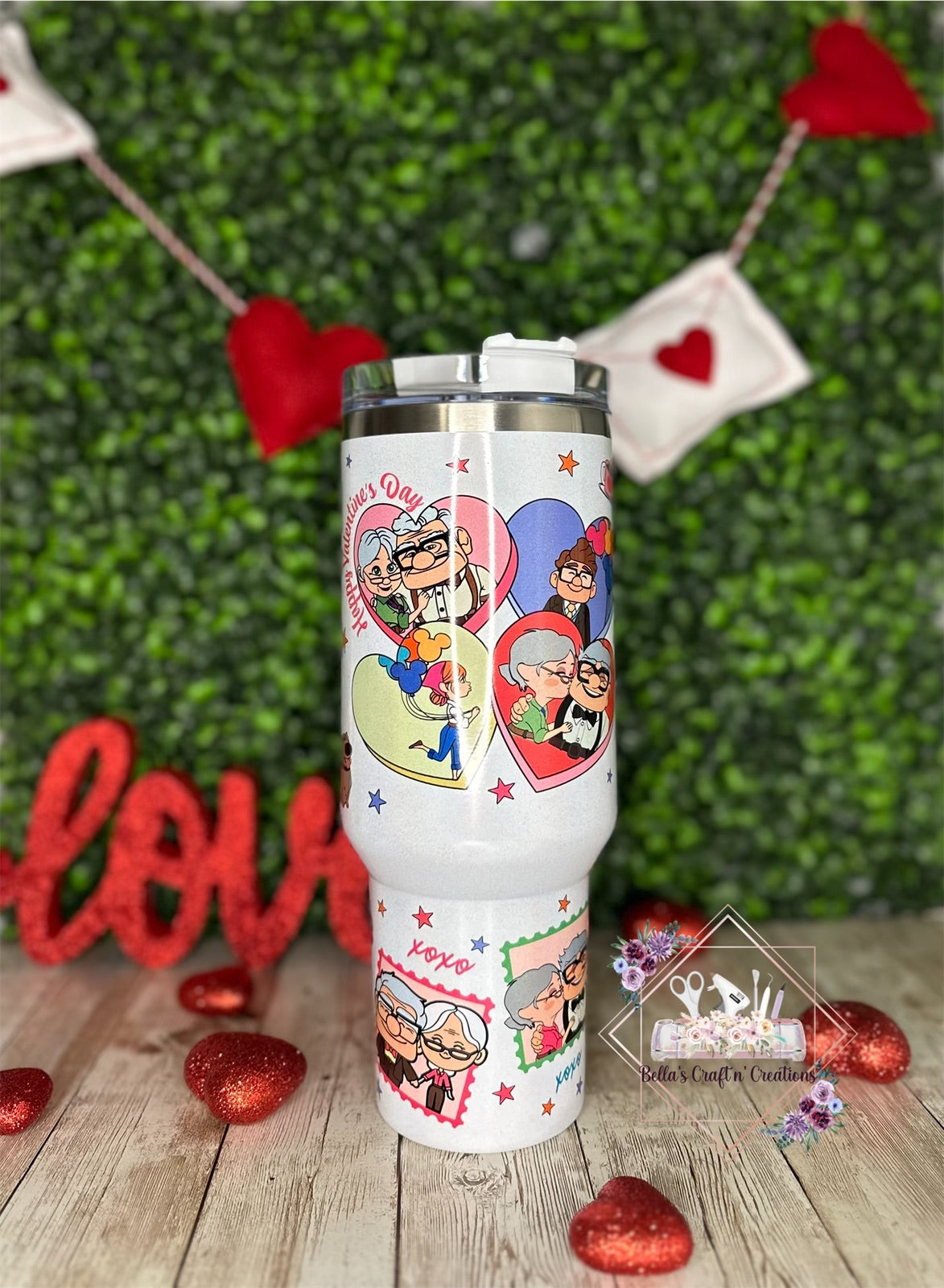 Carl & Elli Valentine’s Tumbler