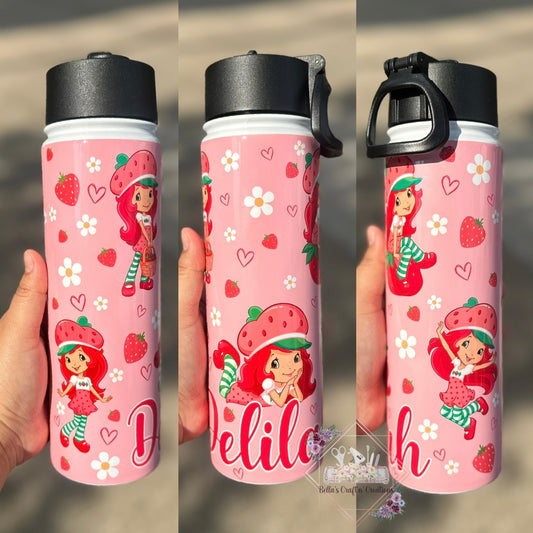 Strawberry Shortcake Custom Water Bottle