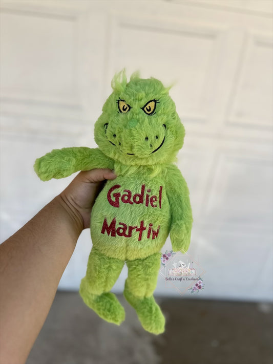 Personalized Grinch Plush