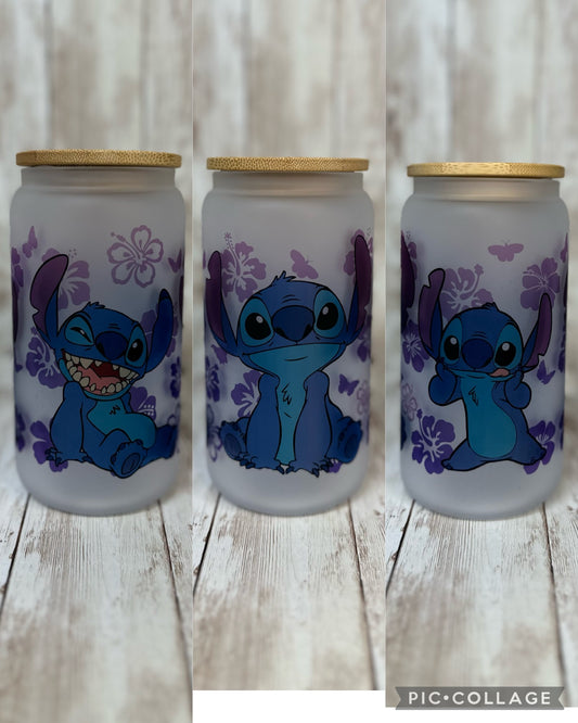 Stitch Glass Can