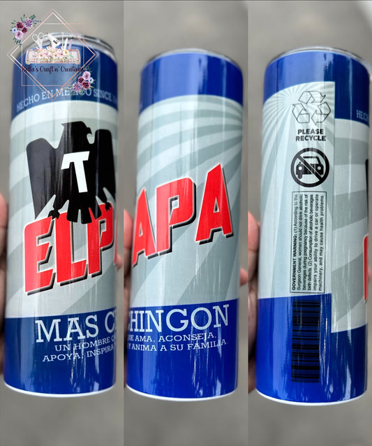 El Papá Mas Chingon Tecate Tumbler
