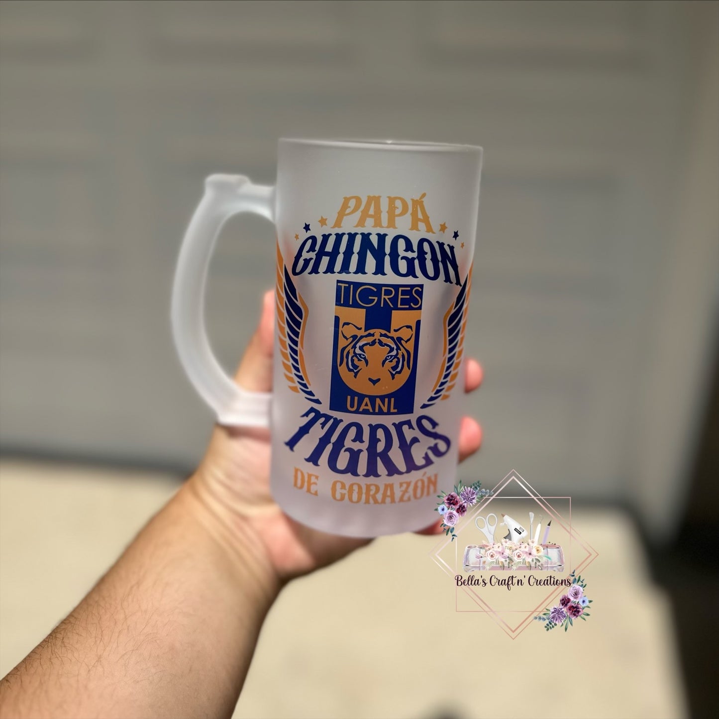 Papá Chingon Tigres Beer Mug