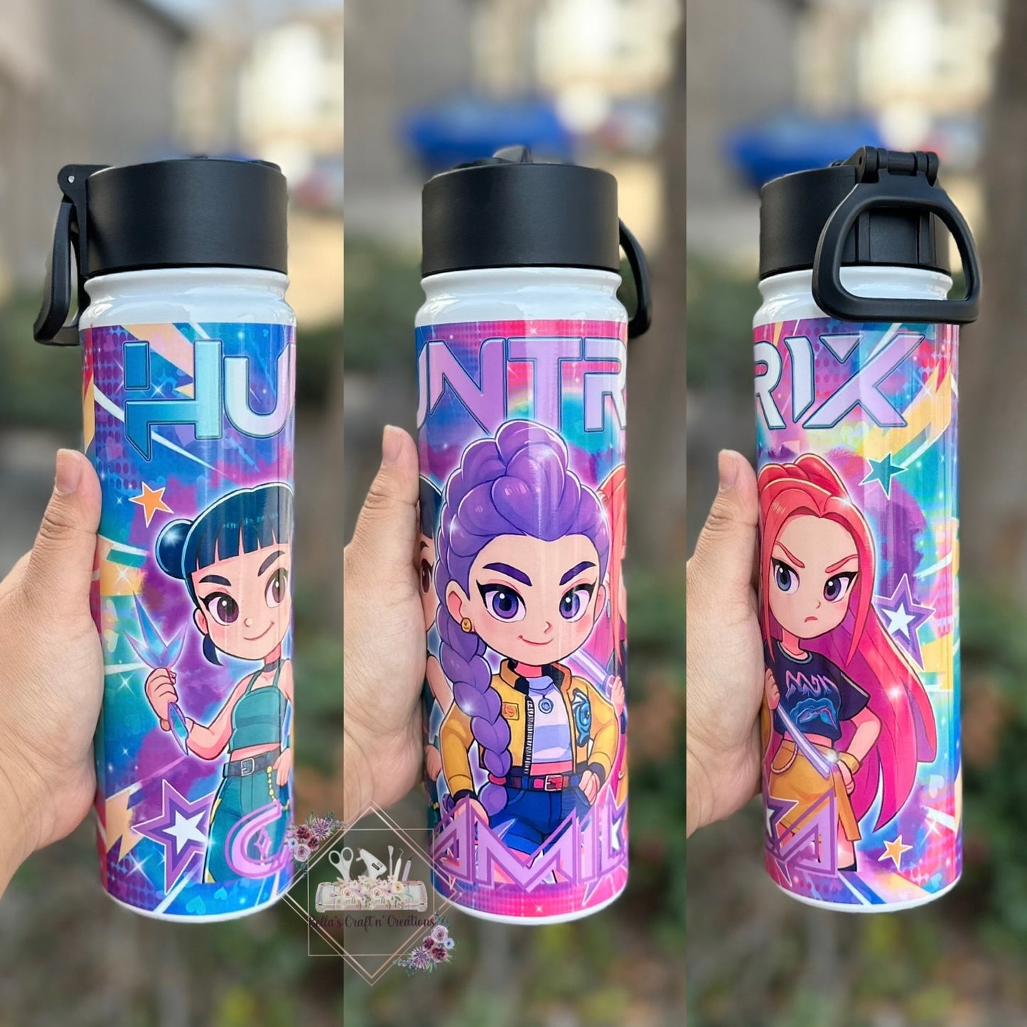 Kpop Demon Hunter Personalized Water Bottle