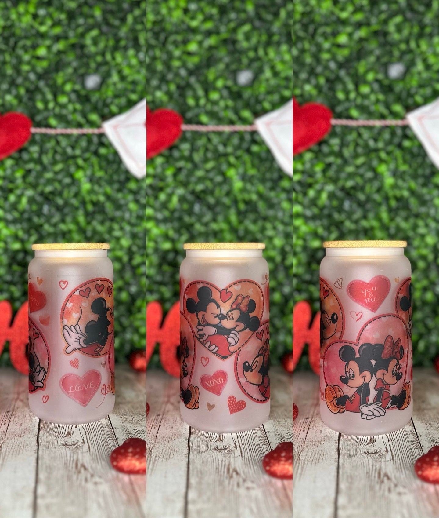Valentines Glass Can