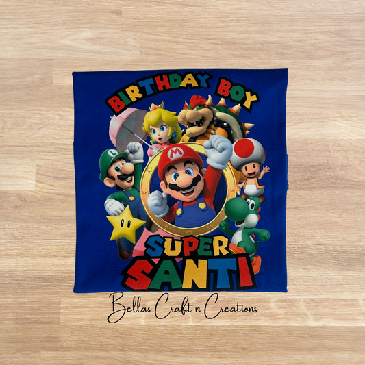 Mario Birthday Shirt
